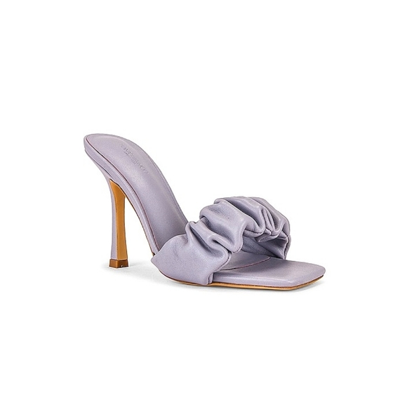 Tony Bianco Lavender Fara Scrunched Square Toe Sandal - Picture 1 of 15